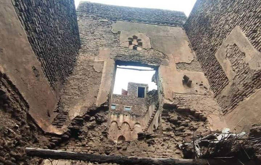 انهيارات في بنايات أثرية في أكثر محافظة