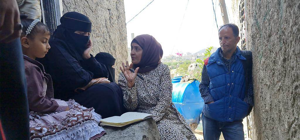 ‏اللجنة الوطنية للتحقيق تجري لقاءات مع نساء من  ضحايا الحرب في محافظة تعز