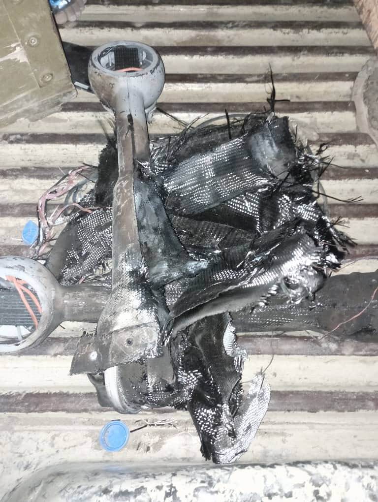 قوات العمالقة في محافظة شبوة تسقط طائرة مفخخة كانت تحلق في مناطق تواجدها