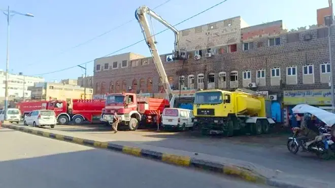 السلطة المحلية في الشيخ عثمان بعدن تسعى للاستيلاء على ساحة مركز الدفاع المدني