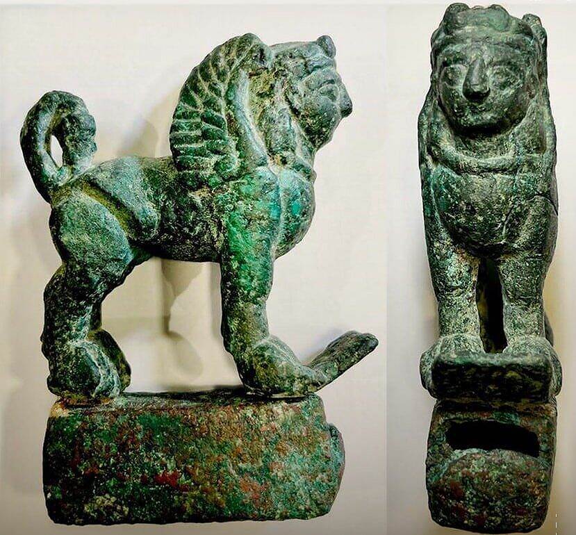 تمثال برونزي يمني لأبو الهول يُعرض في مزاد إسرائيلي الأسبوع المقبل