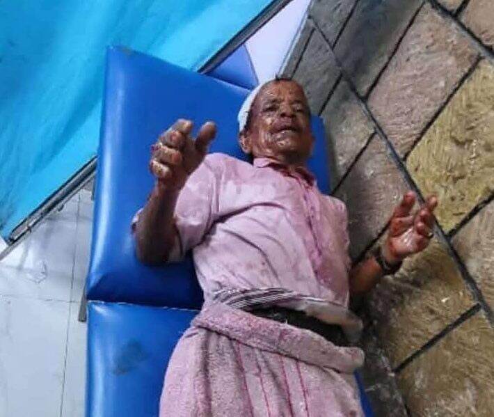 ضابط في العدين يركل اناء زيت مغلي على مسن يبيع" الزلابيا"