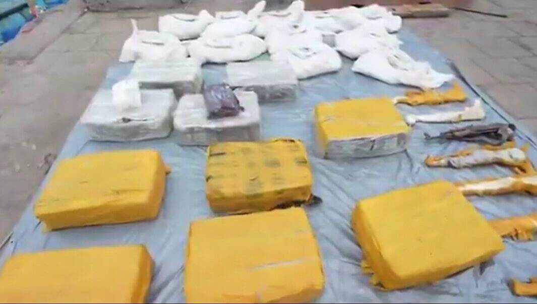 خفر السواحل في" المقاومة الوطنية "يضبطون أنواع من المخدرات كانت متجهة لجماعة الحوثيين