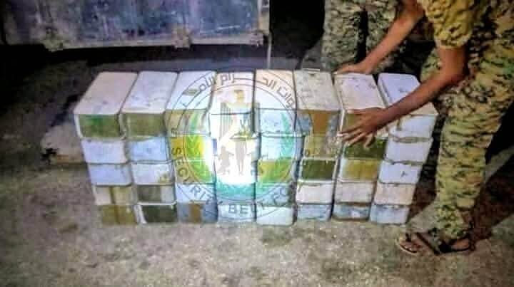 قوات الحزام الأمني في أبين تضبط شاحنة ذخائر كانت متجهة نحو مناطق الحوثيين