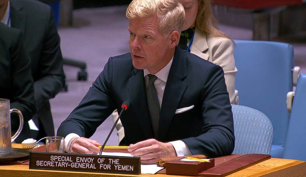 غروندبرغ "الصراع اليمني مازال من دون حل وتداعياته قد تتجاوز الحدود وتفاقم التوترات الإقليمية"