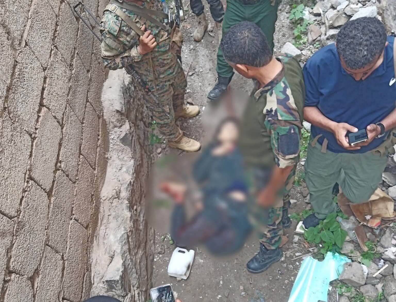 الحملة الأمنية في تعز تؤكد مقتل محمد صادق المتهم الرئيسي بقتل مديرة مكتب النظافة.