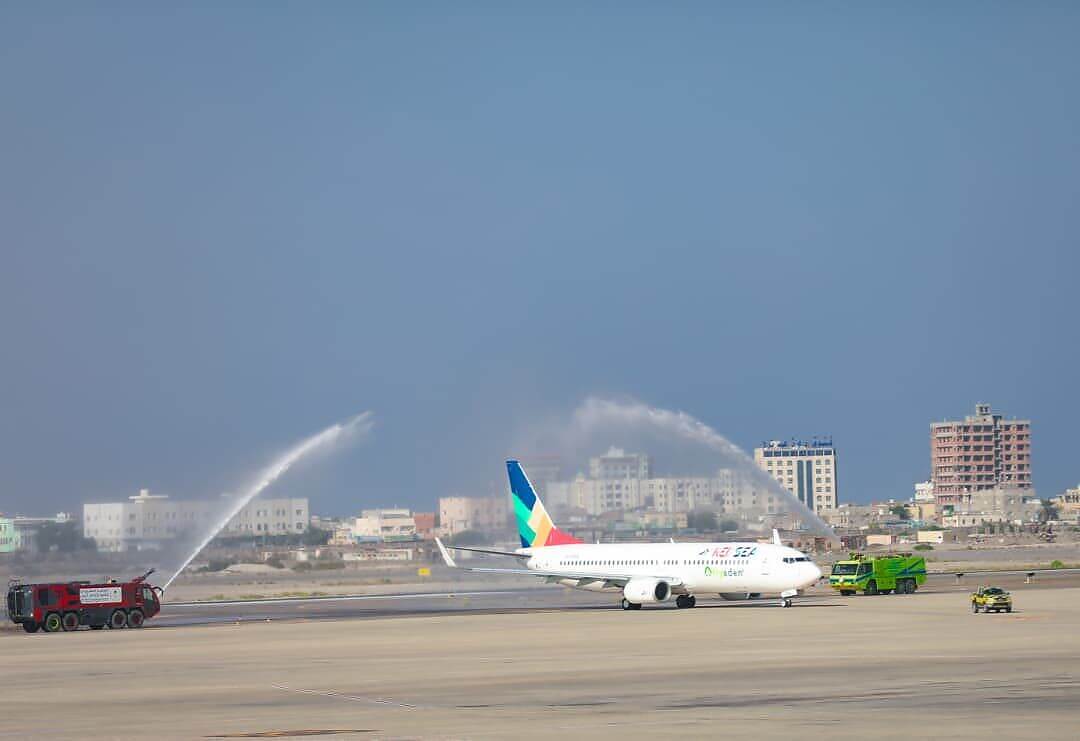 طيران عدن تدشن رحلتها الأولى إلى القاهرة مع الاستعداد لإطلاق رحلاتها المنتظمة