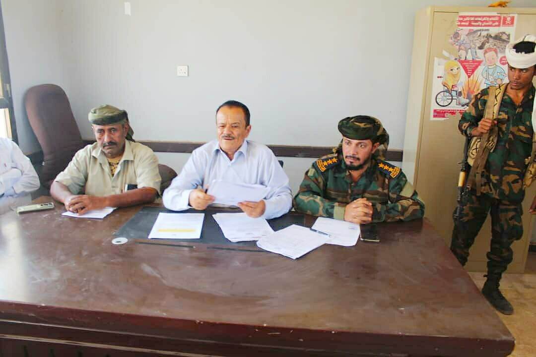 المكتب التنفيذي بمديرية كرش القبيطة يعقد دورة اجتماعه الإعتيادي لشهر اكتوبر