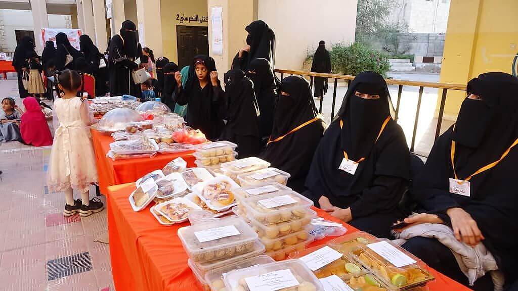 لتسويق منتجات النساء اقامة فعالية البازار في محافظة المهرة بدعم من صندوق الامم المتحدة
