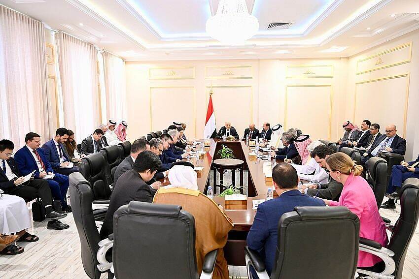 العليمي يحذر من سقوط الدولة مما قد يزيد من الفوضى وعدم  الإستقرار