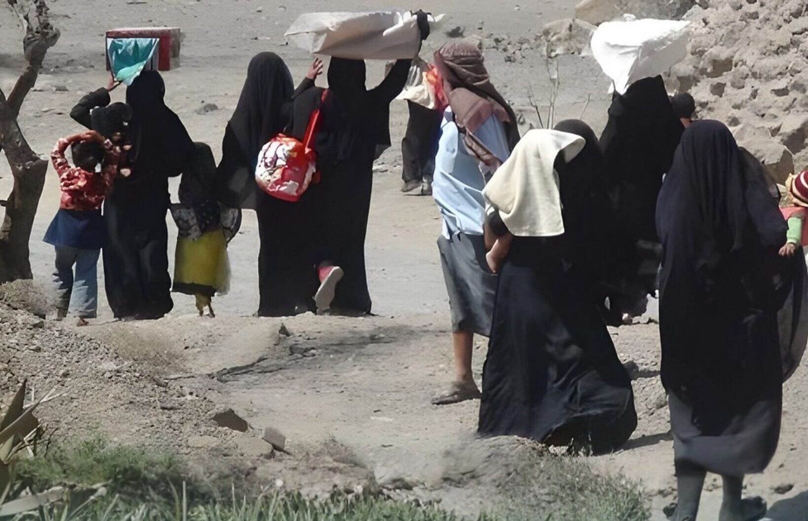 موجة نزوح جديدة ووصول نحو 5,500 شخص " 774" عائلة من حضرموت إلى محافظة مأرب