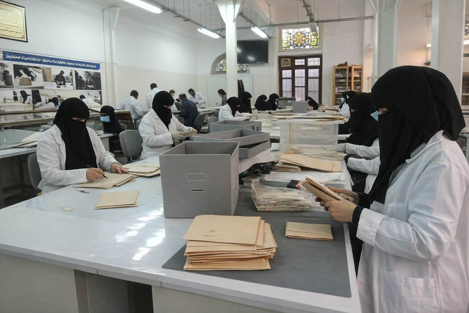 خبيرات ترميم المخطوطات " النساء في مواجهة زوال ذاكرة اليمن"