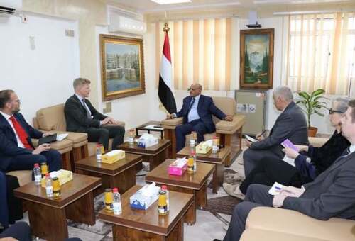 غرونربرغ يتناول مع محافظ البنك المركزي الوضع الاقتصادي والمالي