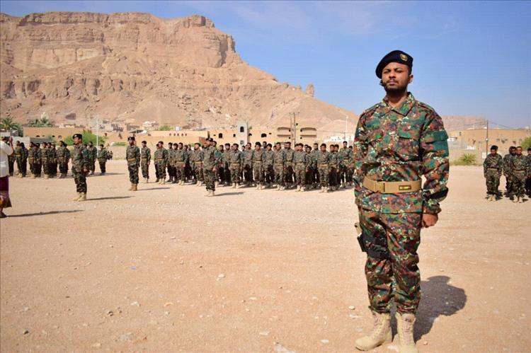 أمن حضرموت يدشن رسمياً دمج النخبة الحضرمية مع لواء الدعم الأمني