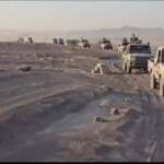 قوات العمالقة تنفذ مناورة قتالية بالذخيرة الحية في محافظة شبوة