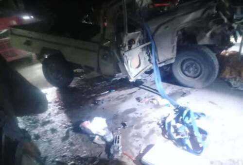 وفاة 6 مواطنين من قبيلة مراد وإصابة آخرين في حادث مروري بمحافظة مأرب.