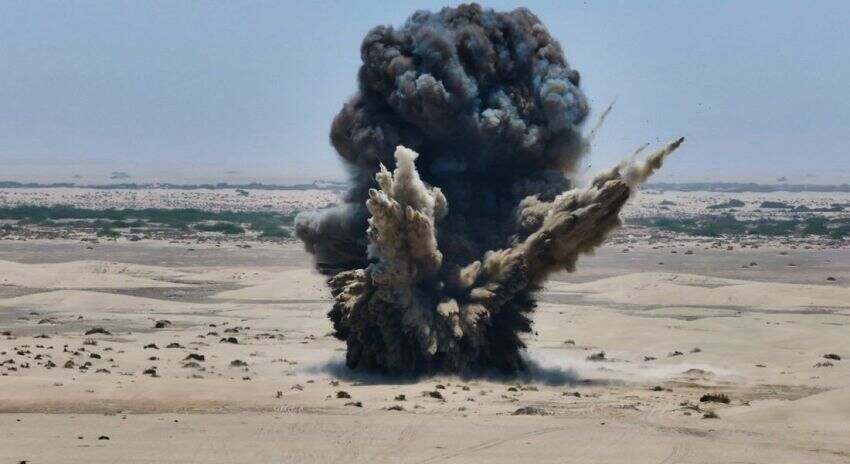 مسام تتلف 4573 قطعة من مخلفات الحرب غير المنفجرة في محافظة أبين.