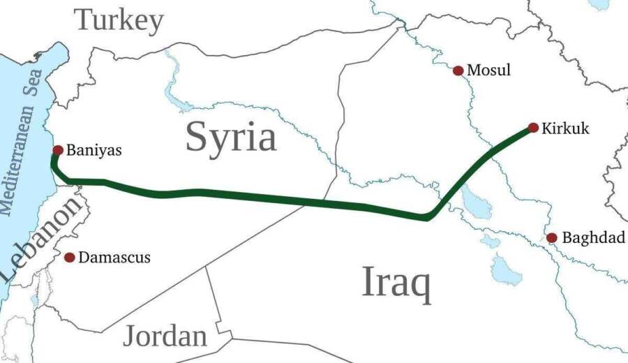 بغداد ودمشق تتفقان على إعادة بناء خط أنابيب ينقل النفط العراقي إلى المتوسط