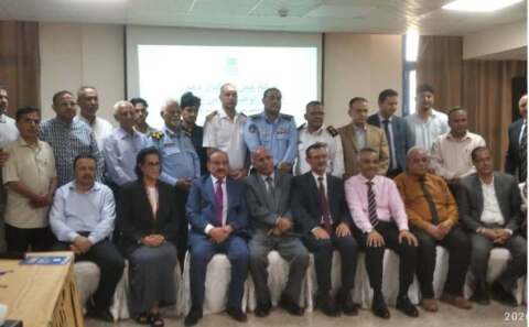 تدشين ورشة العمل الوطنية الخاصة باللجنة الوطنية للأمن البحري في عدن