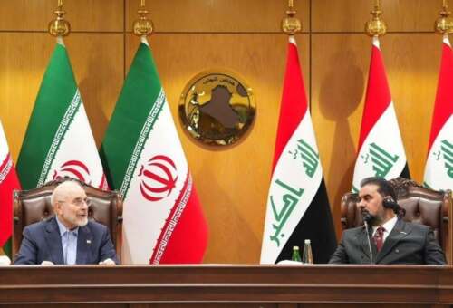 الحلبوسي يواجه قاليباف : هل تقبل ايران فصائل مسلحة عراقية داخل أراضيها ؟