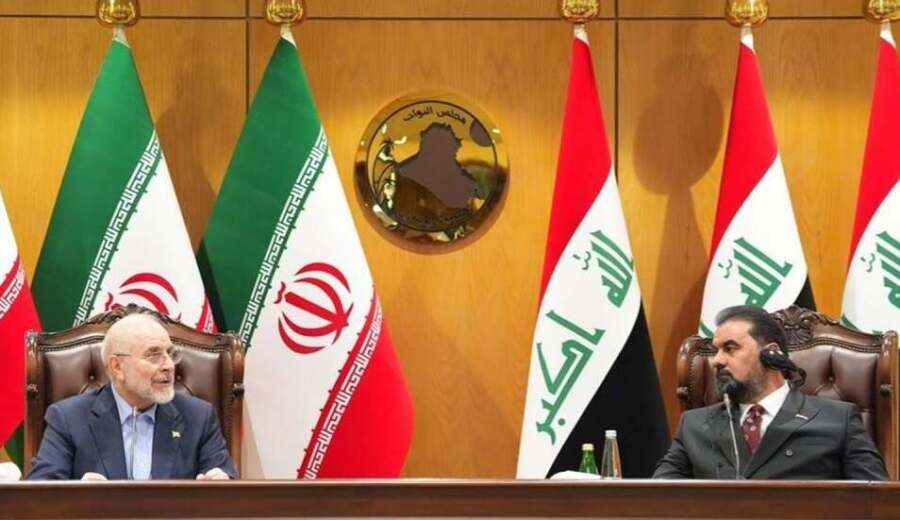 الحلبوسي يواجه قاليباف : هل تقبل ايران فصائل مسلحة عراقية داخل أراضيها ؟