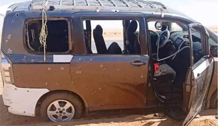 مقتل وإصابة أكثر من 12 مسافراً برصاص مسلحين في خط العبر الدولي بحضرموت