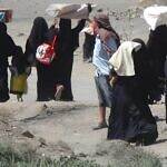 موجة نزوح جديدة ووصول نحو 5,500 شخص 